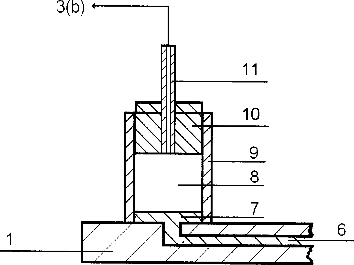 Micro flow control chip negative pressure sampling and separating device
