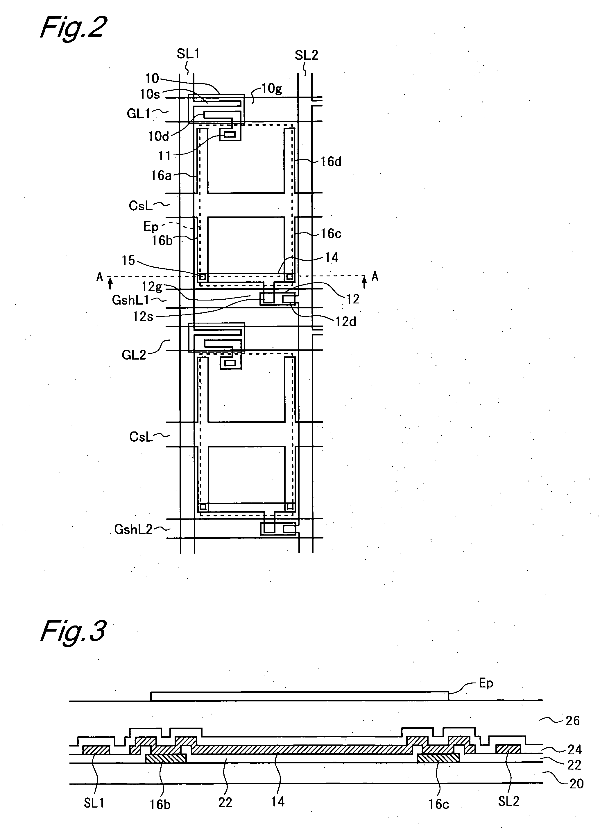 Active Matrix Substrate and Display Device Having the Same