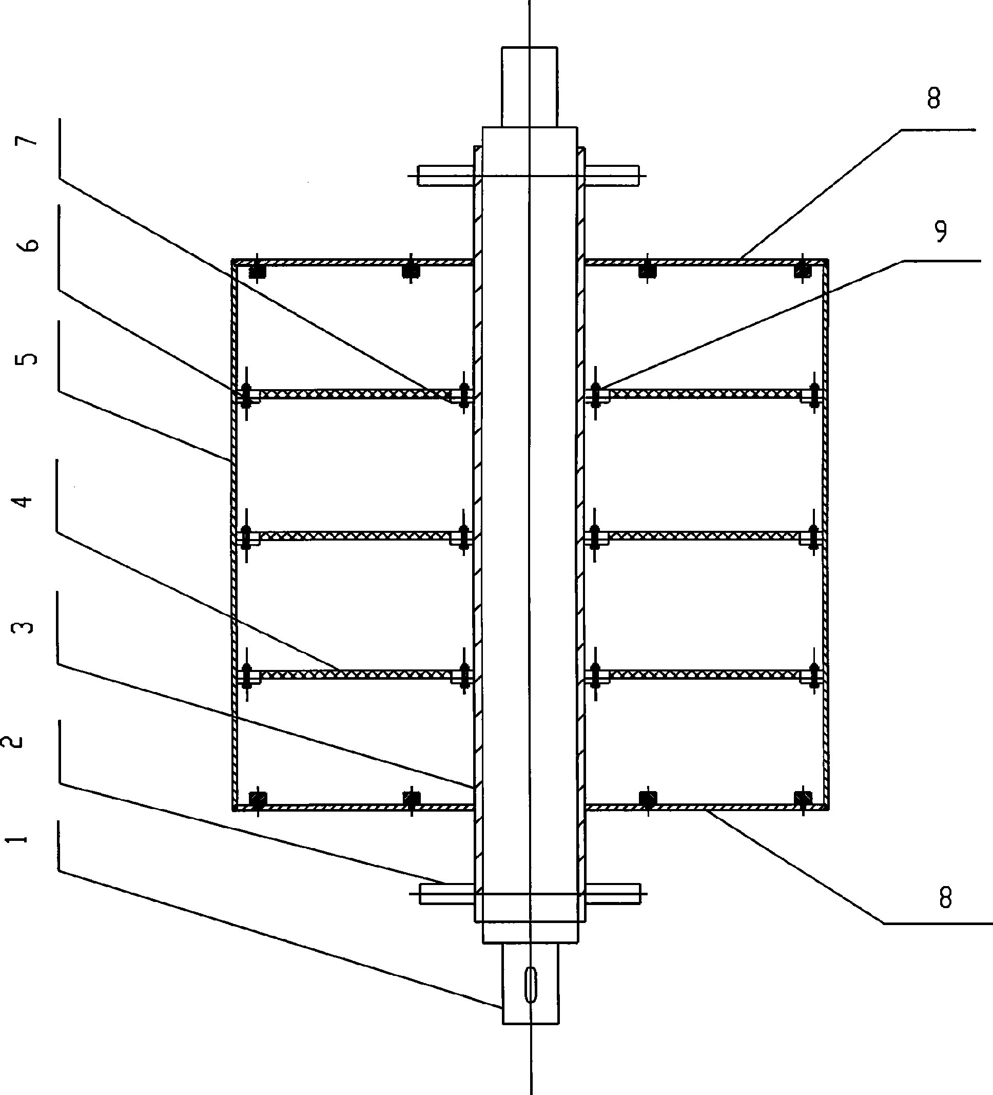 Soft conductive structure in cathode roller of foil manufacturing machine and calculating method of conductive belt section area