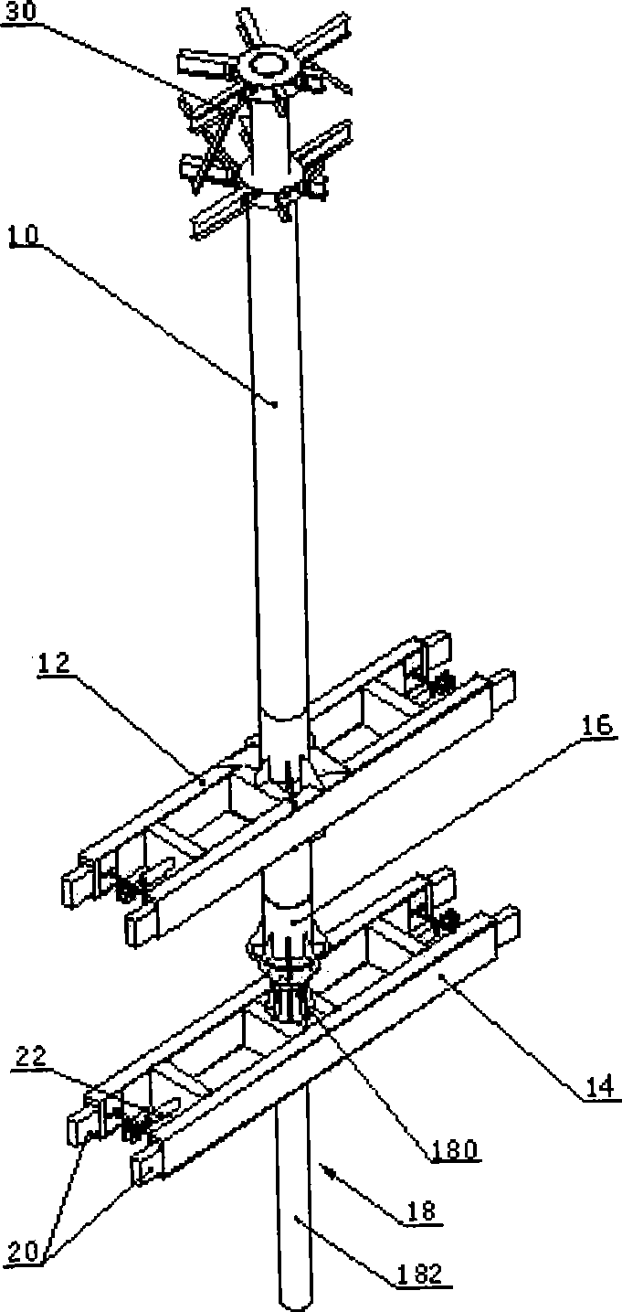 Jacking template control system and method for construction