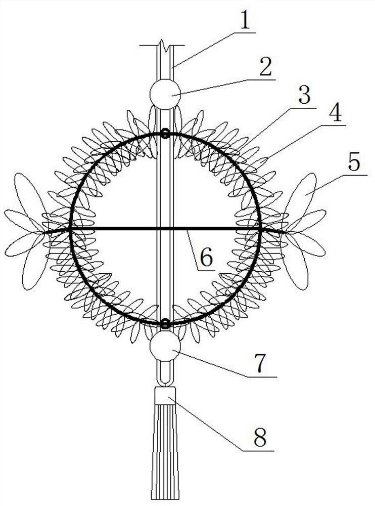 Preparation method for silkworm cocoon flower-like silk ball
