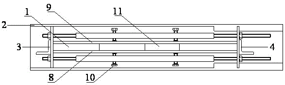 A plane test device and test method for rock slope failure