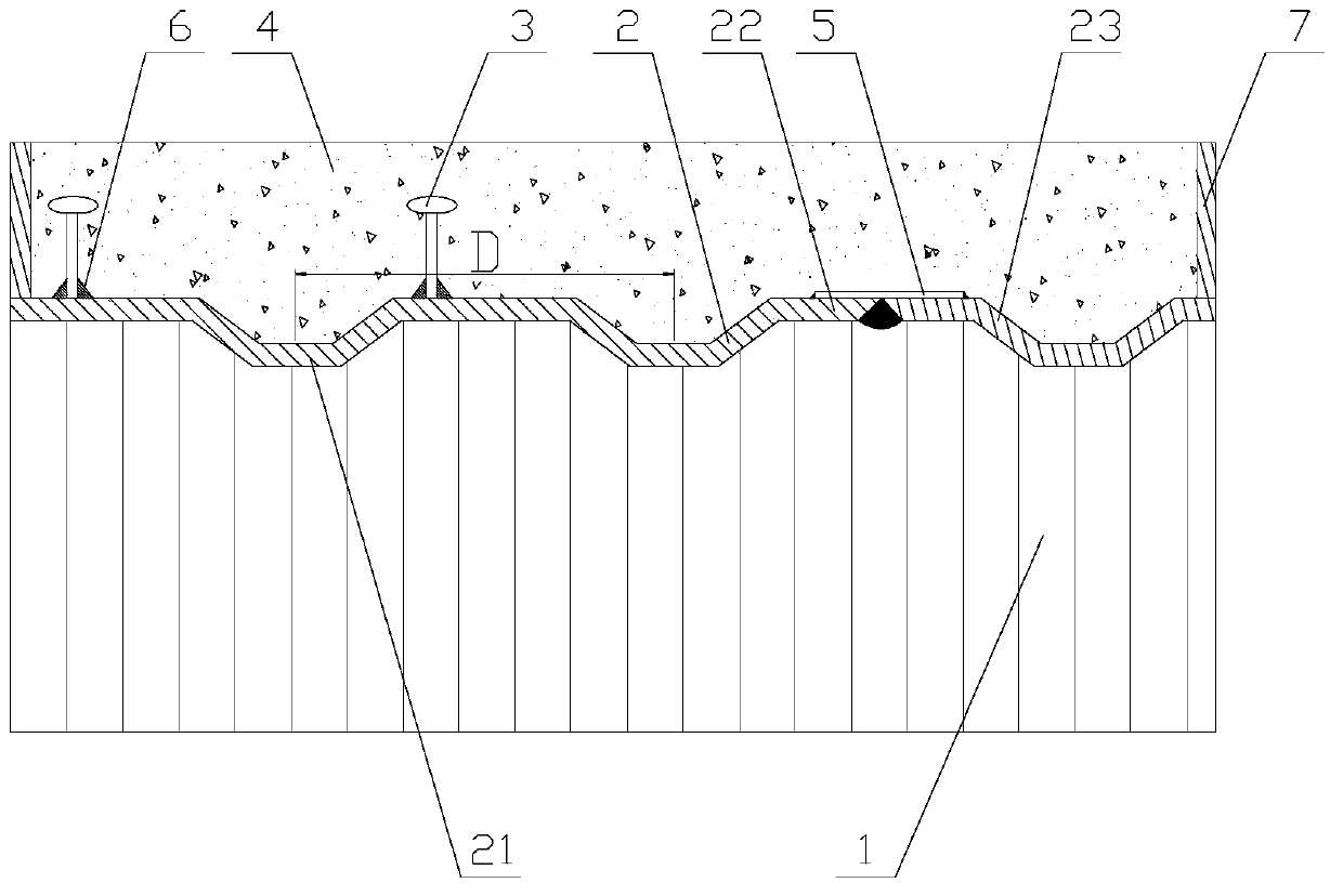 Combined structural-welding contracting connection structure and construction process