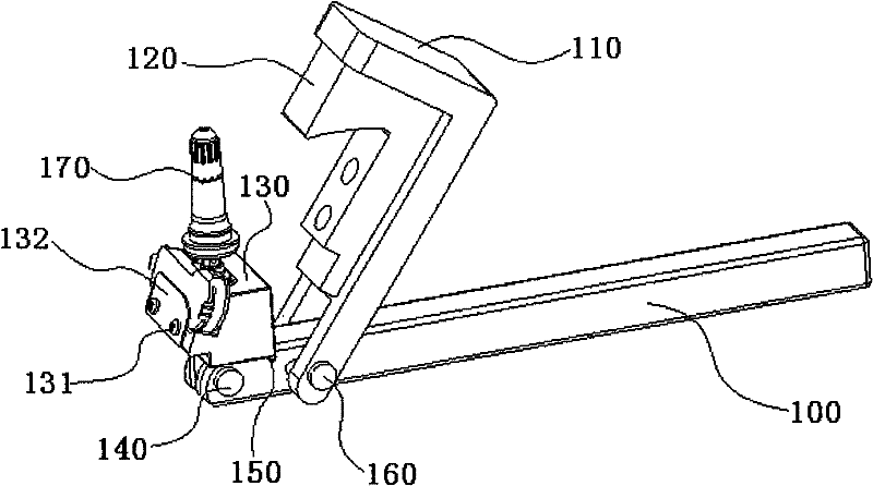 Installation tool for automobile tire pressure sensor assembly