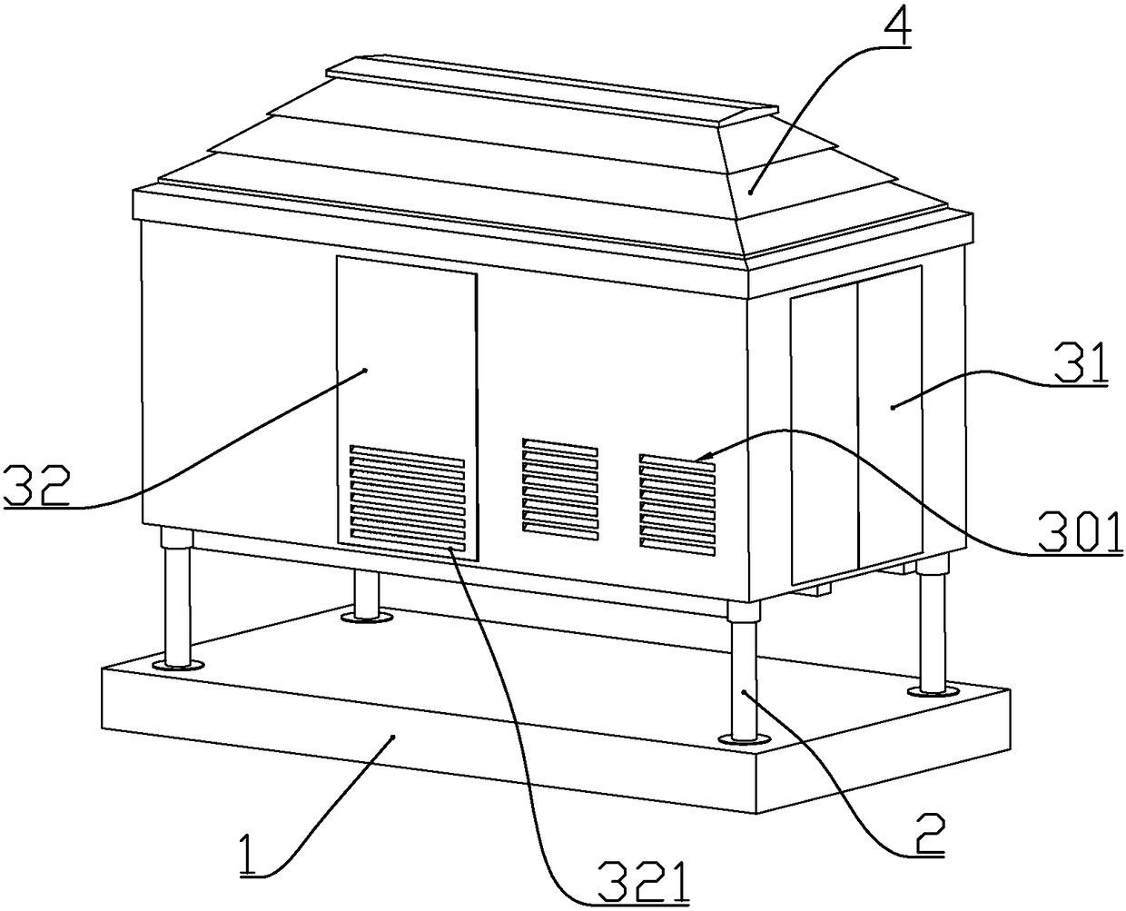 A box type substation
