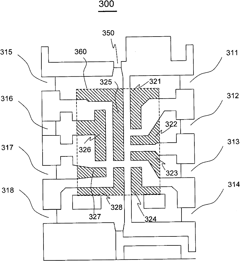 Inverted lead frame and packaging structure thereof