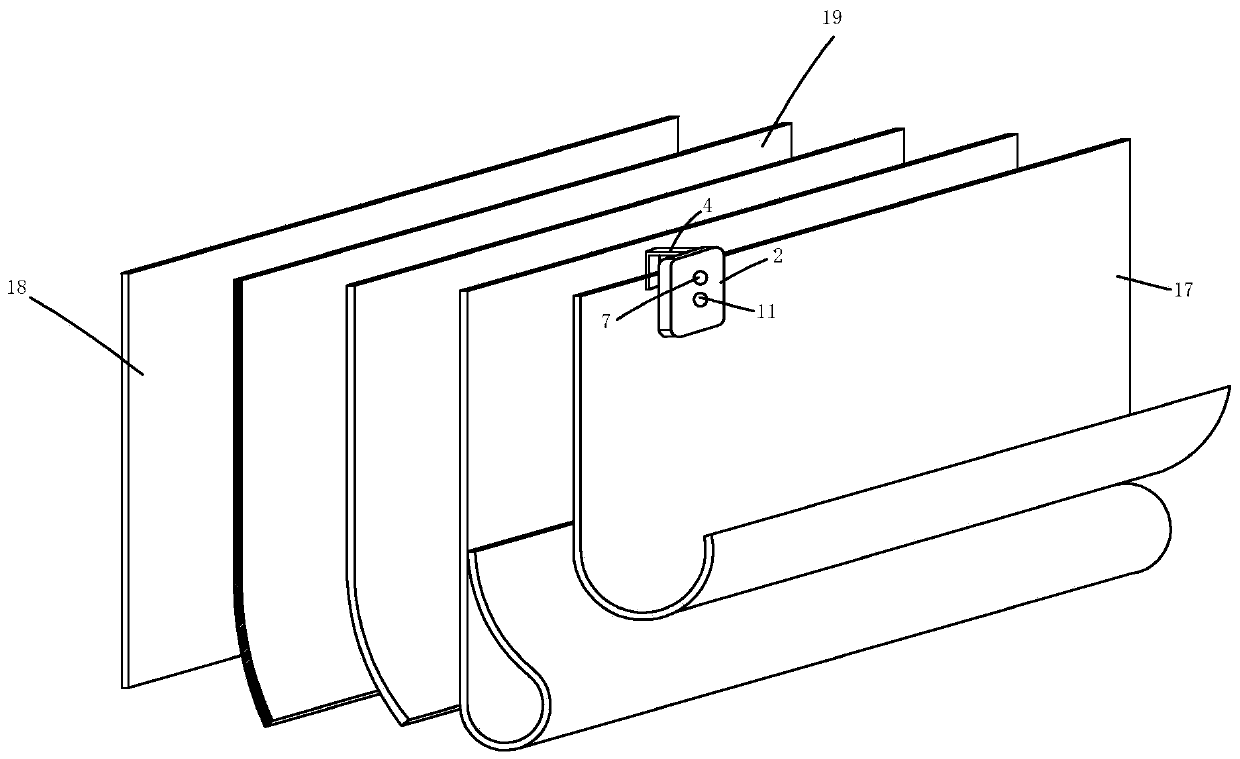 Mask with temperature measuring system