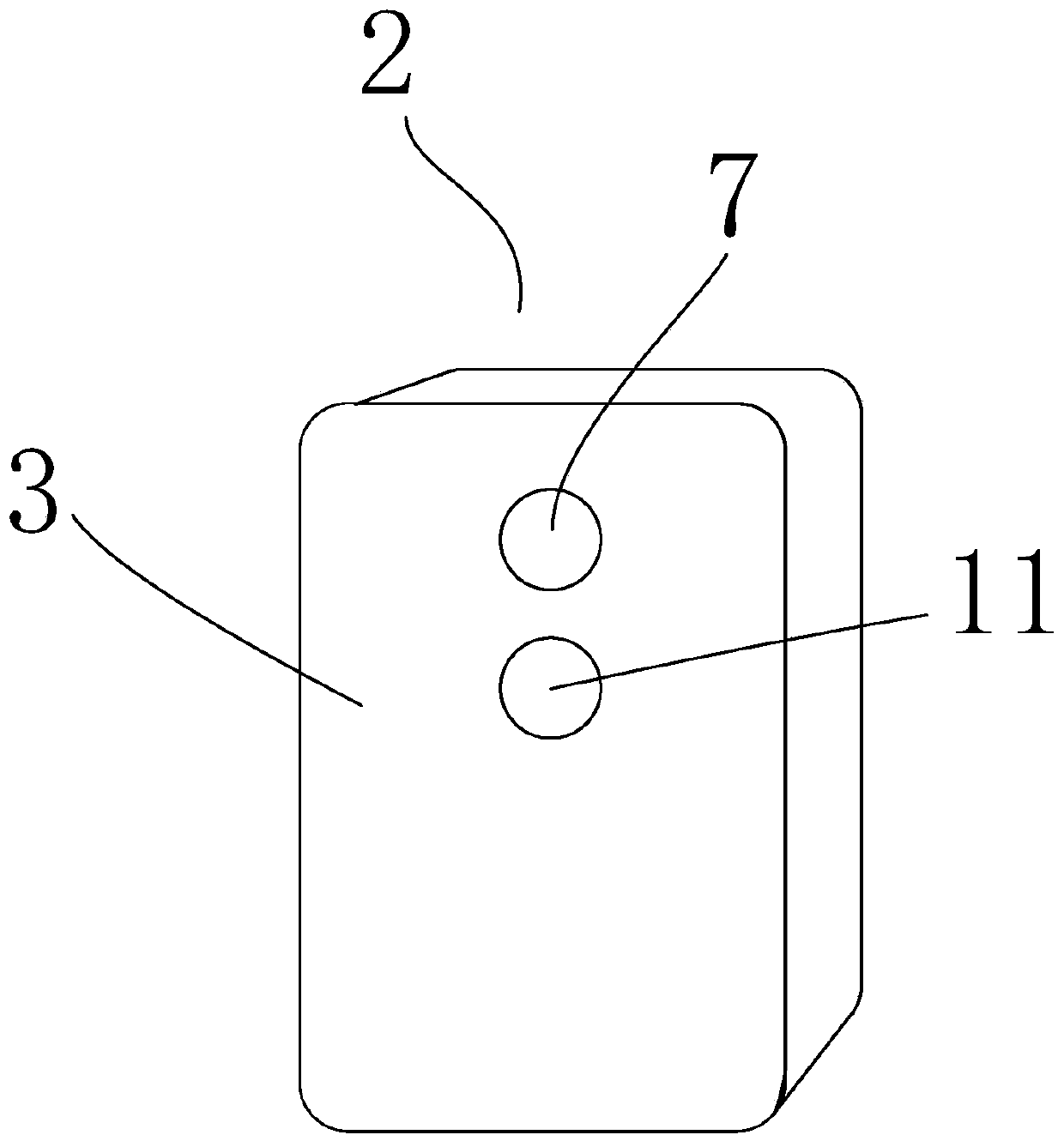 Mask with temperature measuring system