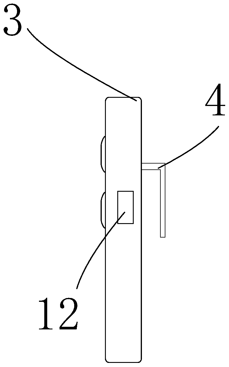 Mask with temperature measuring system