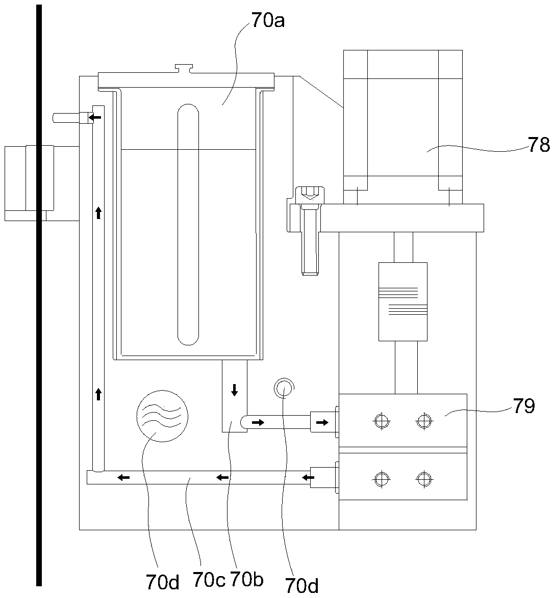 Whole hot wax coating device