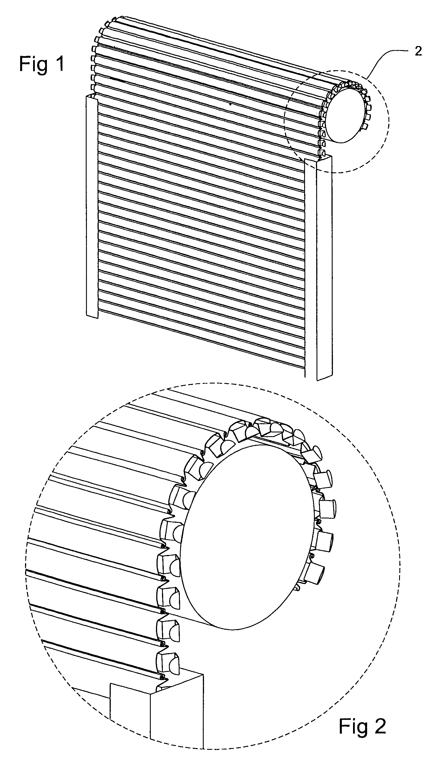 Roll formed roll-up door guide with double wind bar end