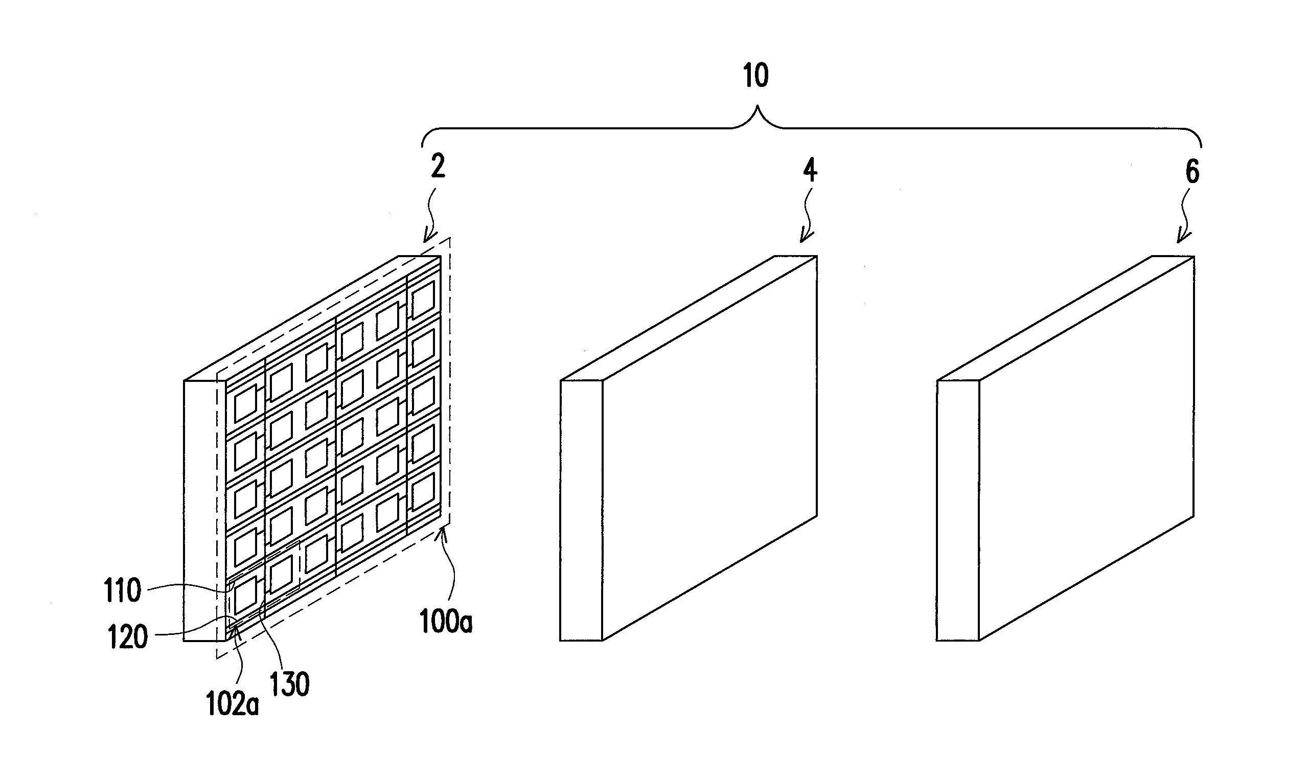 Pixel array and display panel