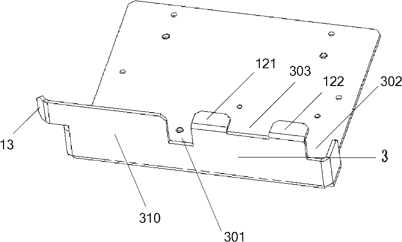 Test-tube stand fixing device and method, and blood analysis device thereof