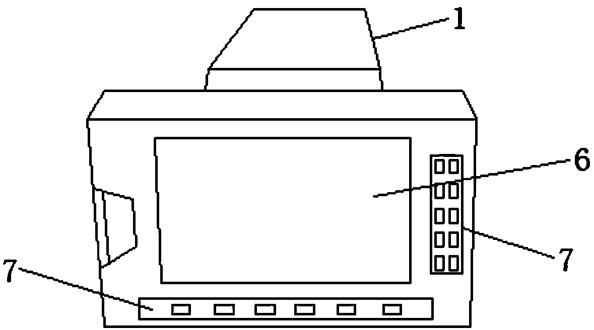 Highly-efficient heat radiation night vision device