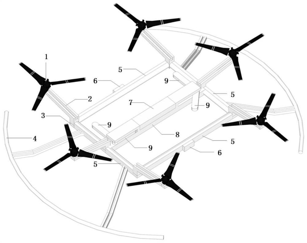 Unmanned aerial vehicle express receiving and dispatching system suitable for balcony