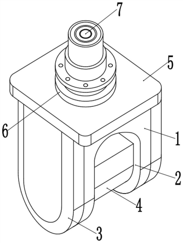 AC linkage double-swing head of five-axis machine tool