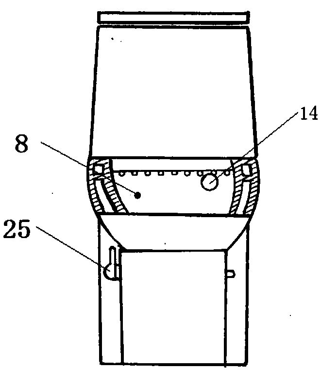 Toilet with flushing and drying functions