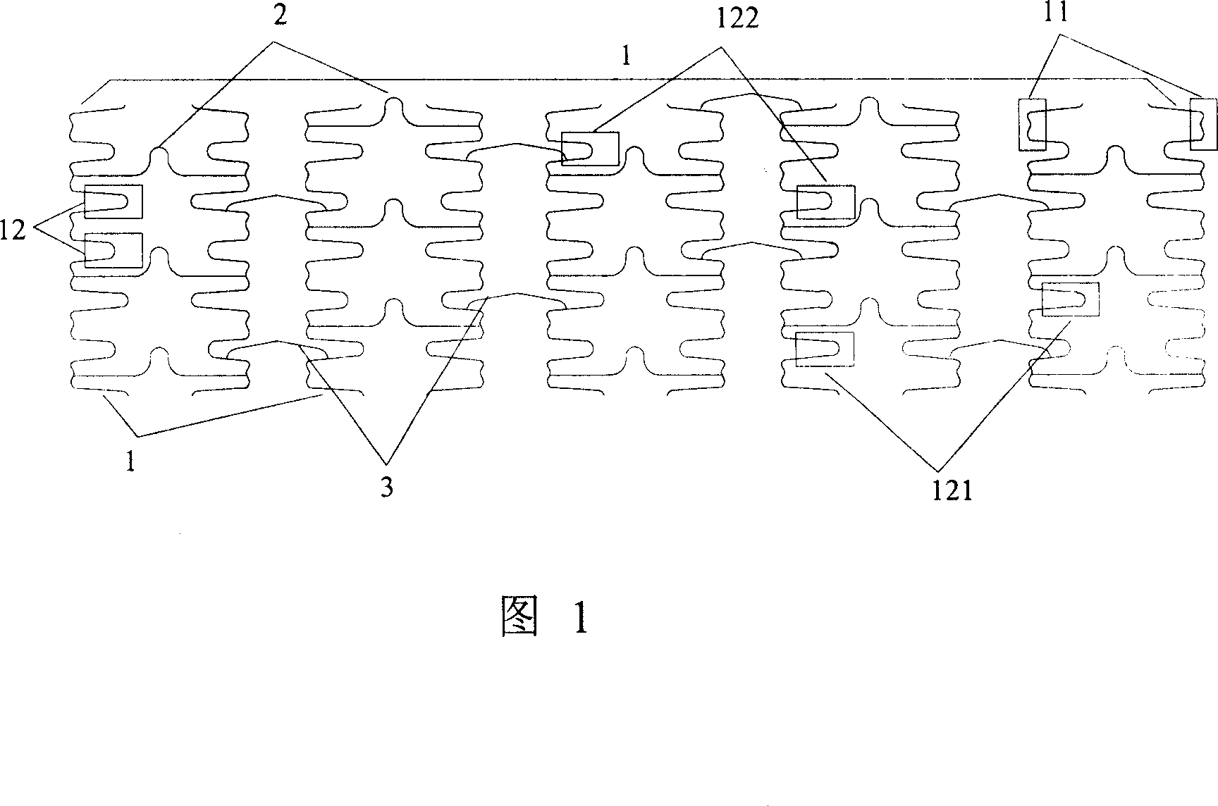 Pipeline type vascular stent