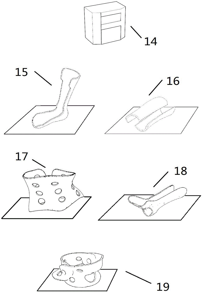 Three-dimensional printing preparation method for orthoses