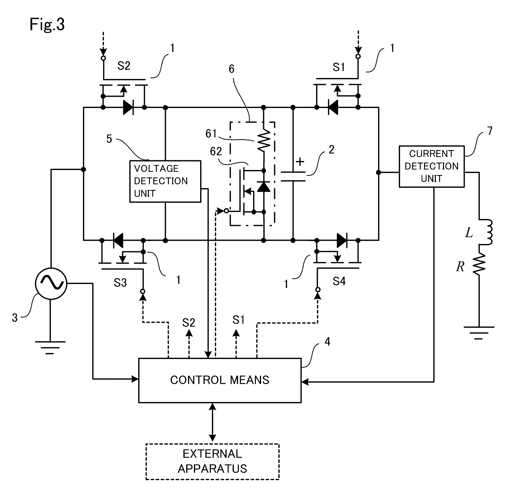 Magnetic energy recovery switch having protective circuit