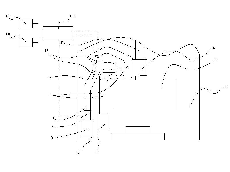 Method and device for controlling output power of energy-saving and high-efficiency engine of automobile
