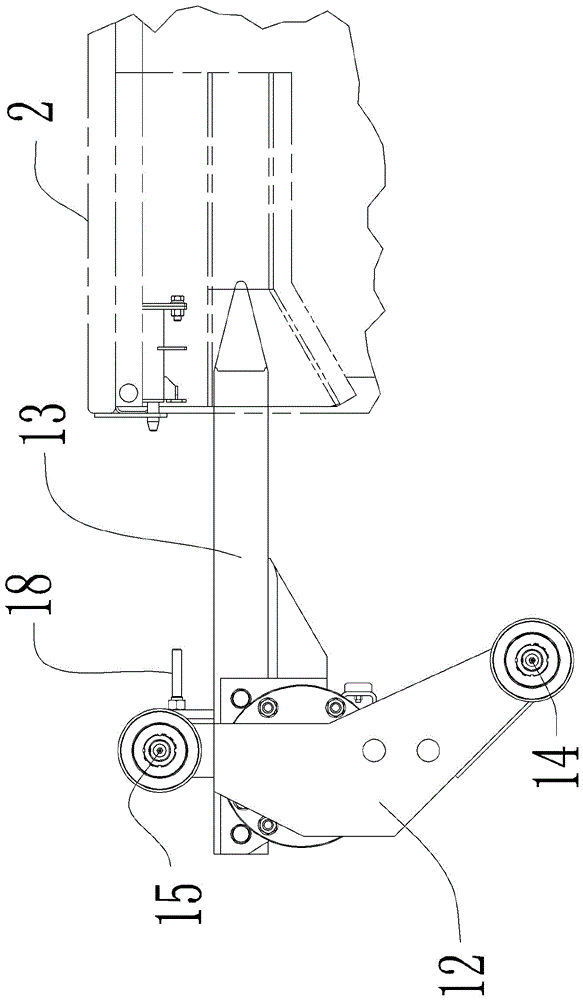 Automatic flipping unloading system and its unloading method in garbage transfer station