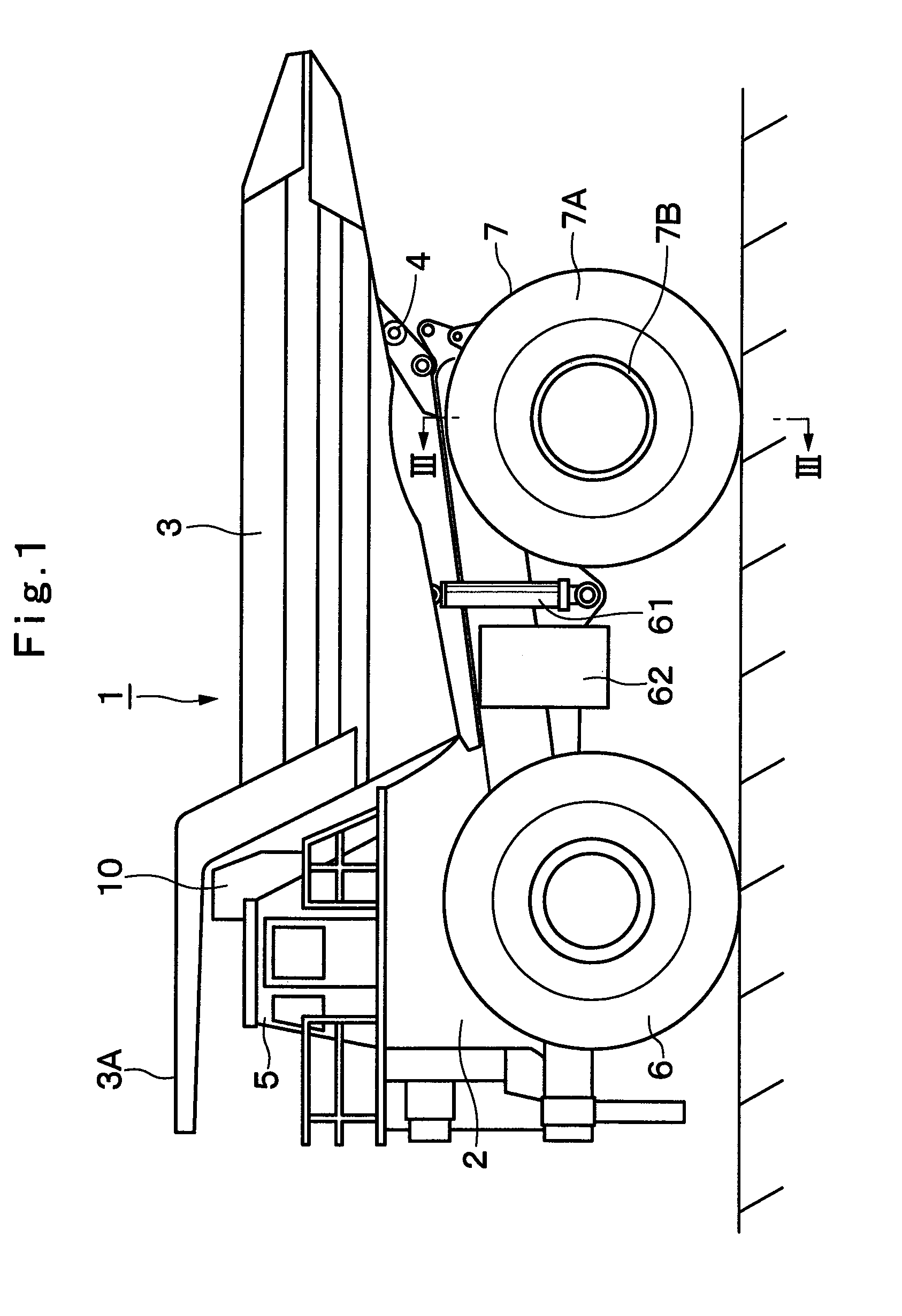 Traveling drive unit for working vehicle