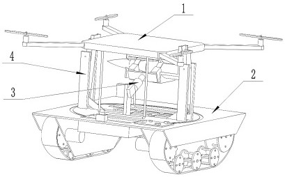 A battlefield ammunition supply robot