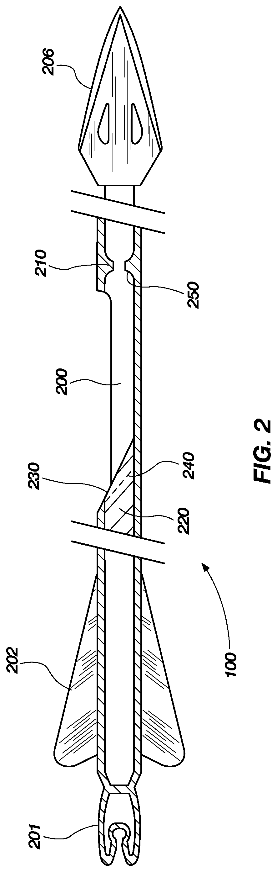 System and method for adjusting the trajectory of an arrow