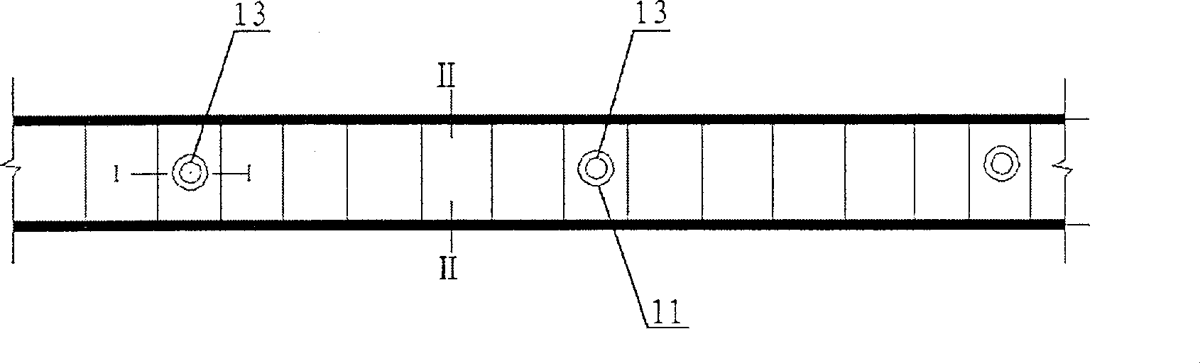 Pre-seal structure of post-subsidence pouring belt and construction method thereof