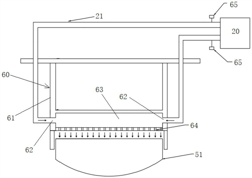 Gas pressurization precision spherical surface forming device and method for lobster eye micropore optical element