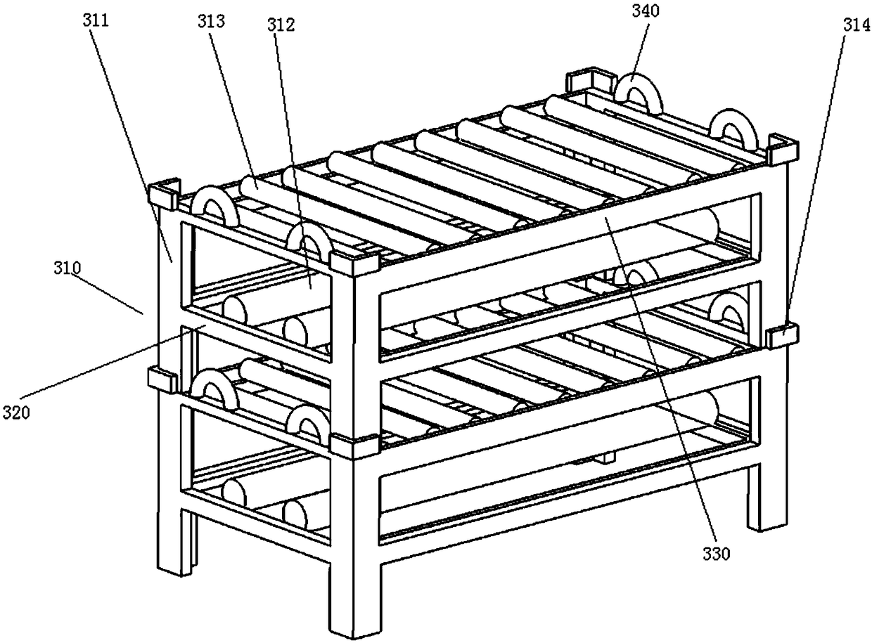 Combined multi-layer rack capable of receiving oil