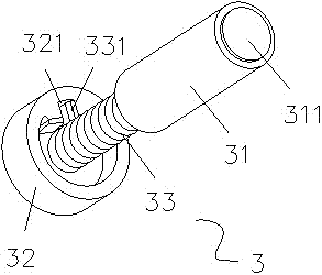 Damping device and washing machine