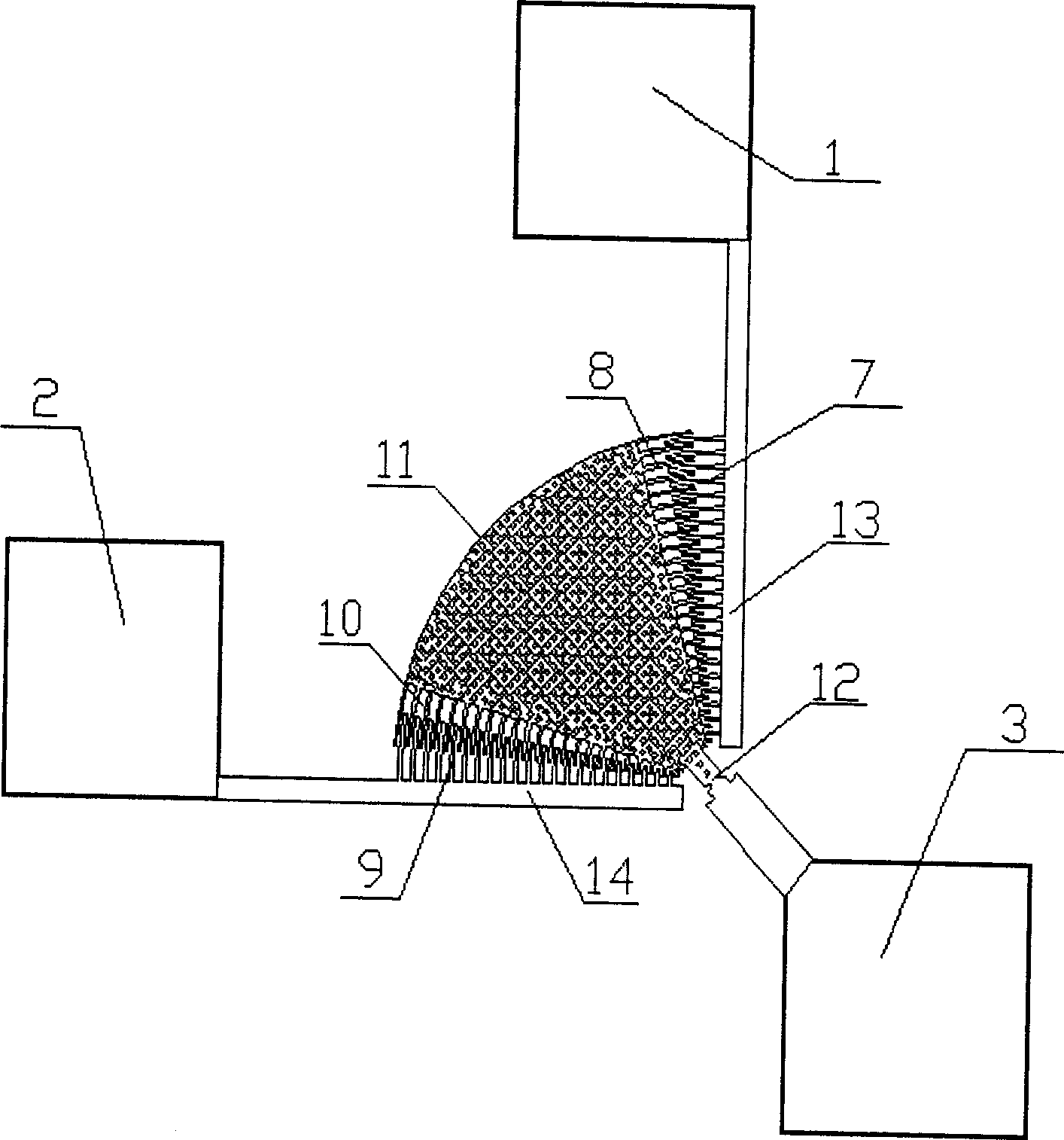 Apparatus for testing one-way flexural-tensile fatigue of microstructure