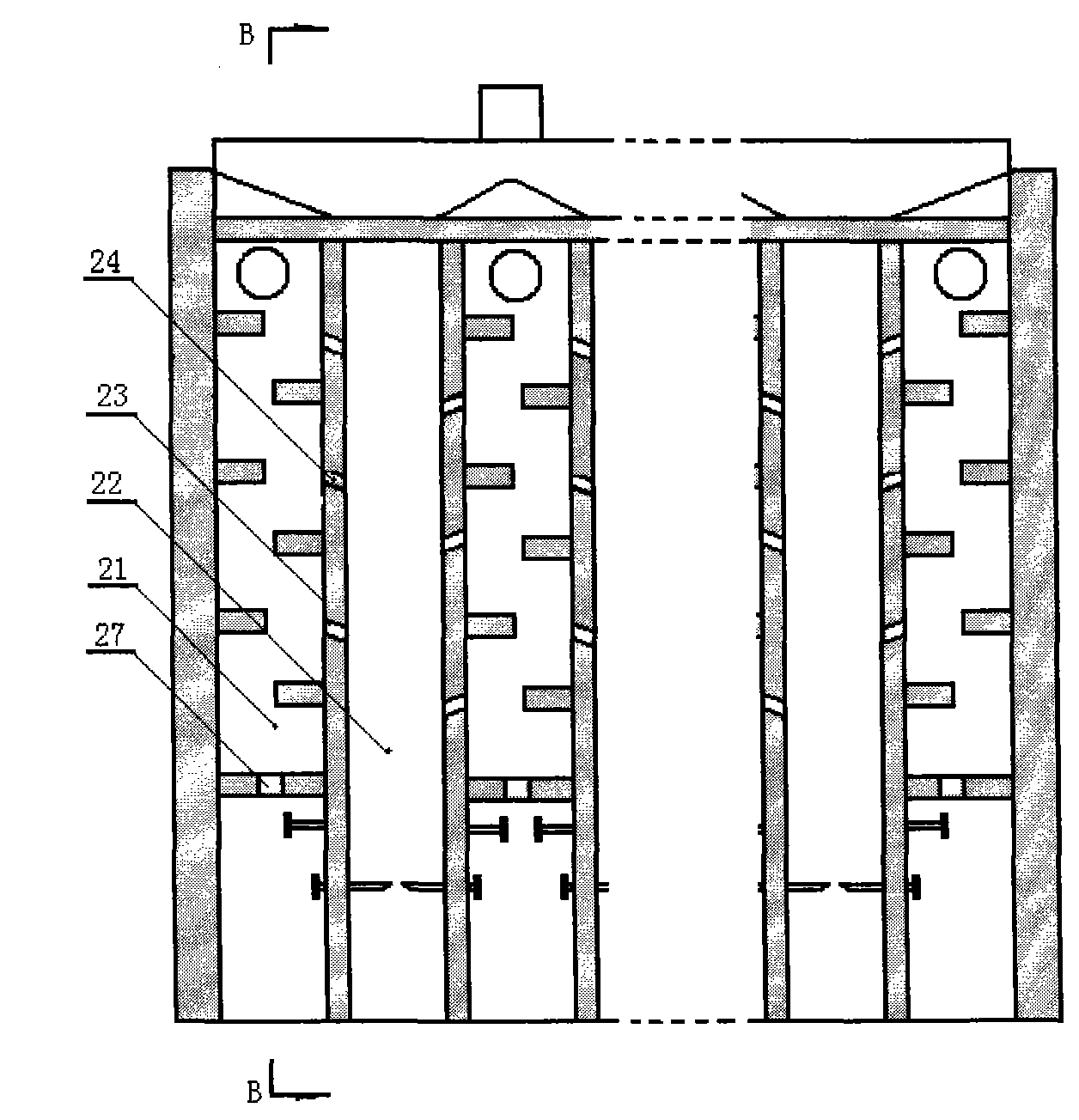 Combined firing method of active carbon and quicklime