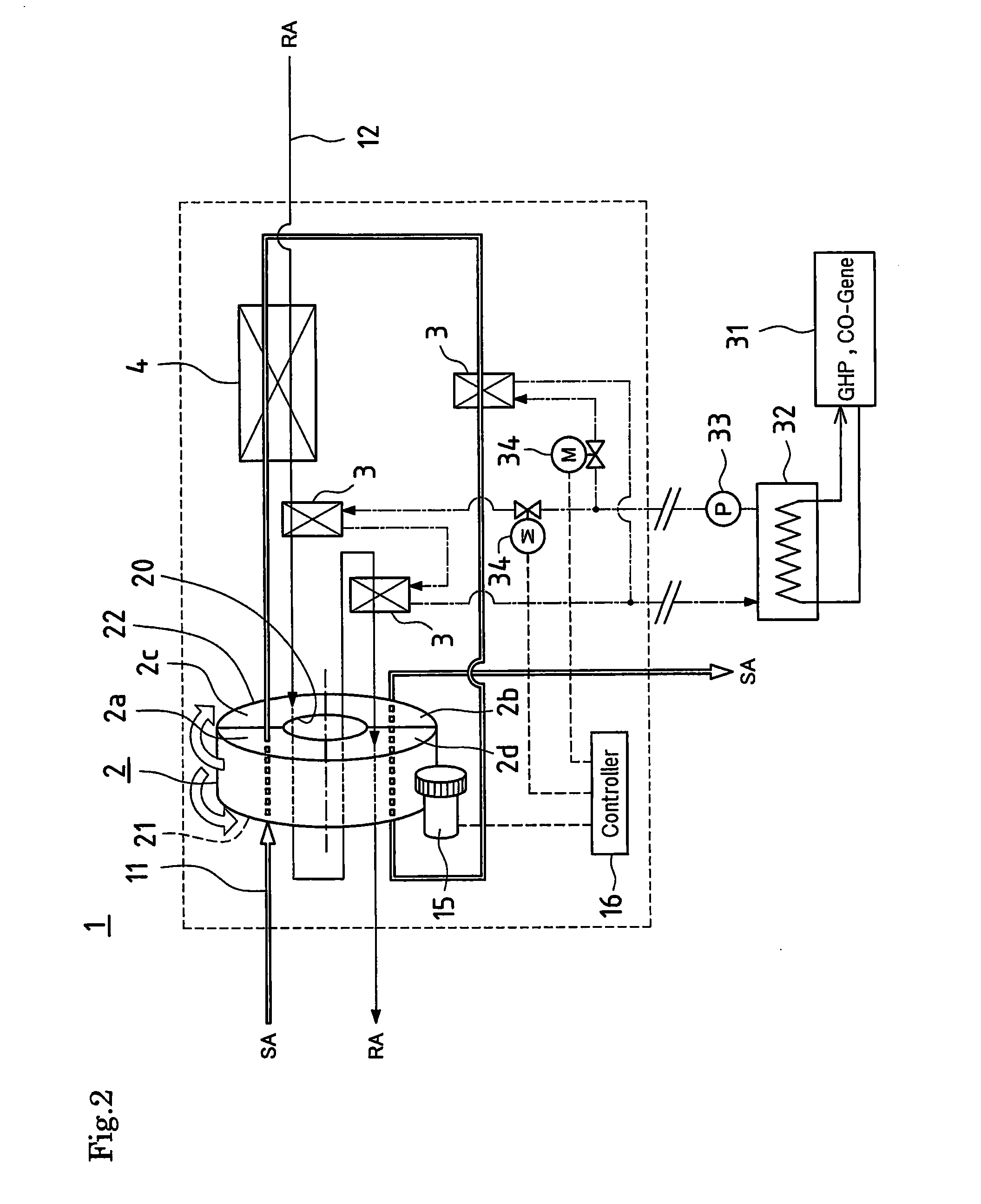 Desiccant air conditioner