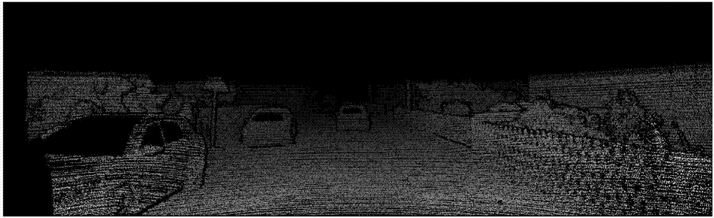 Road image segmentation method based on normal feature