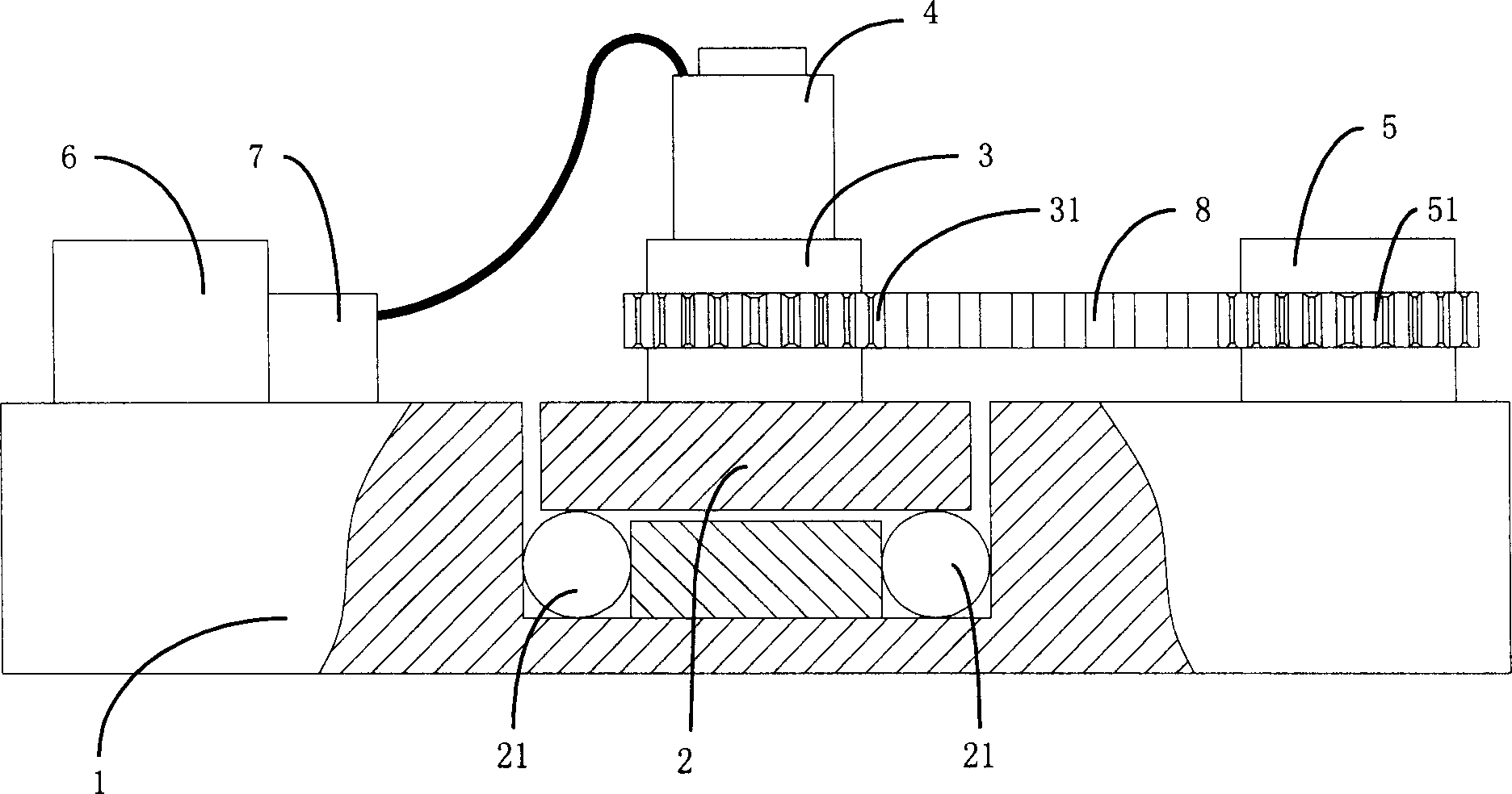 Automobile autorotation and up-down device