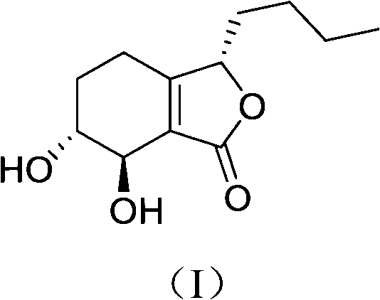 Application of senkyunolide J to medicaments for resisting cerebral apoplexy
