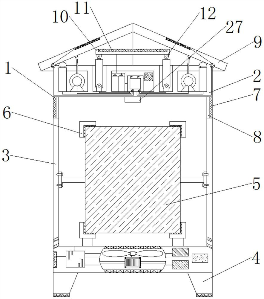 Improved transformer intelligent air cooling control device