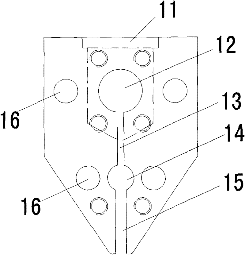 Welding gun head of plastic spiral pipe