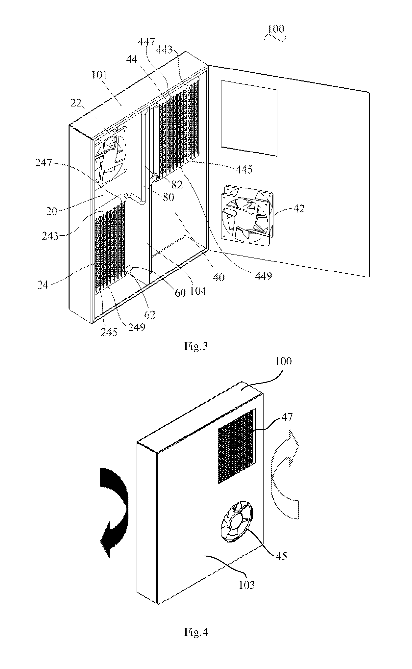 Heat exchanger, heat dissipation method of the same and communication apparatus