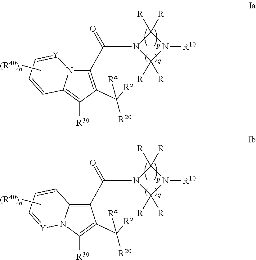 Cyclic (aza)indolizinecarboxamides, their preparation and their use as pharmaceuticals