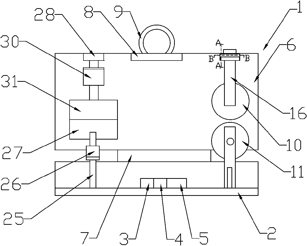 Self-obstacle-crossing power transmission line deicing device