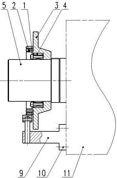 Lathe spindle indexing locking mechanism