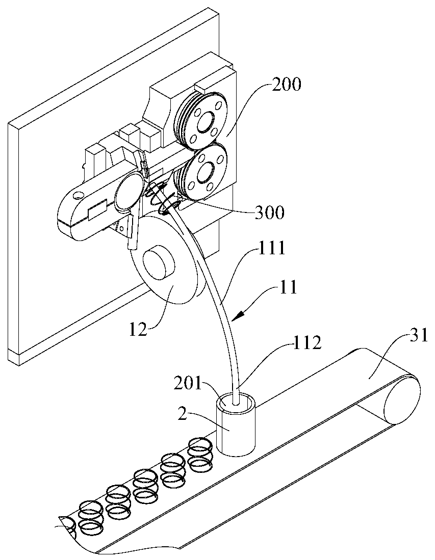 Spring tidying device