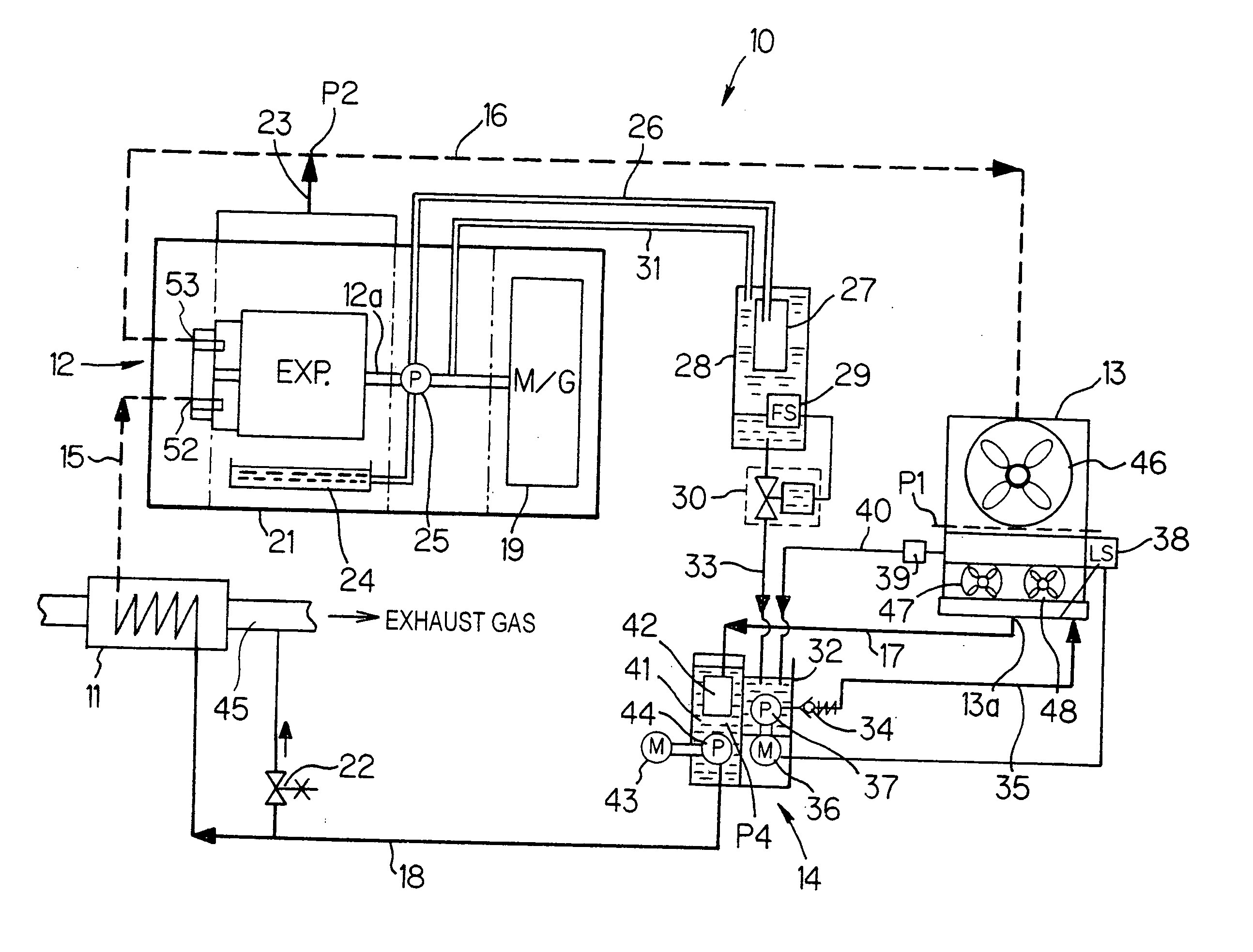 Cooling control device for condenser