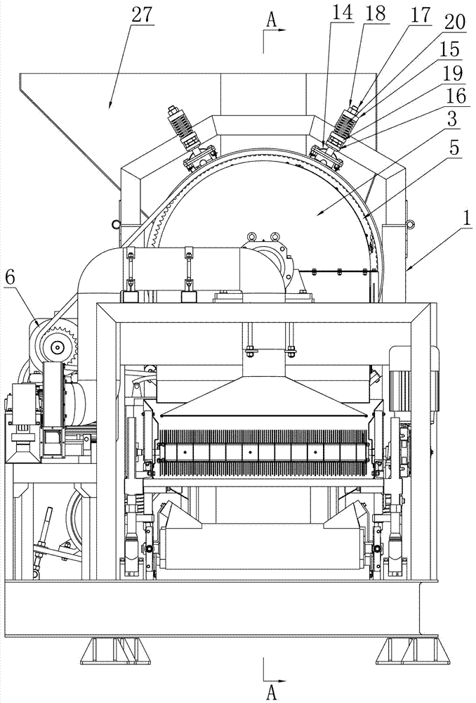 Film feed shredding device