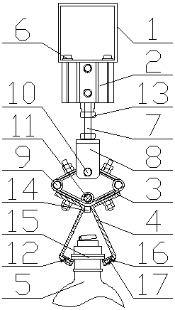 Sliding rail clamp of infusion bottle