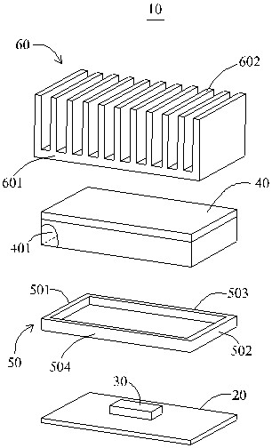 Evaporation structure, radiator, semiconductor device and preparation method